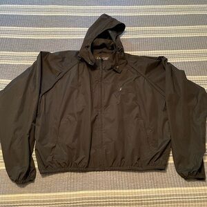 Frog Toggs Rain Gear set of 3 items: Jacket, Pants, Bag - XXL - Black